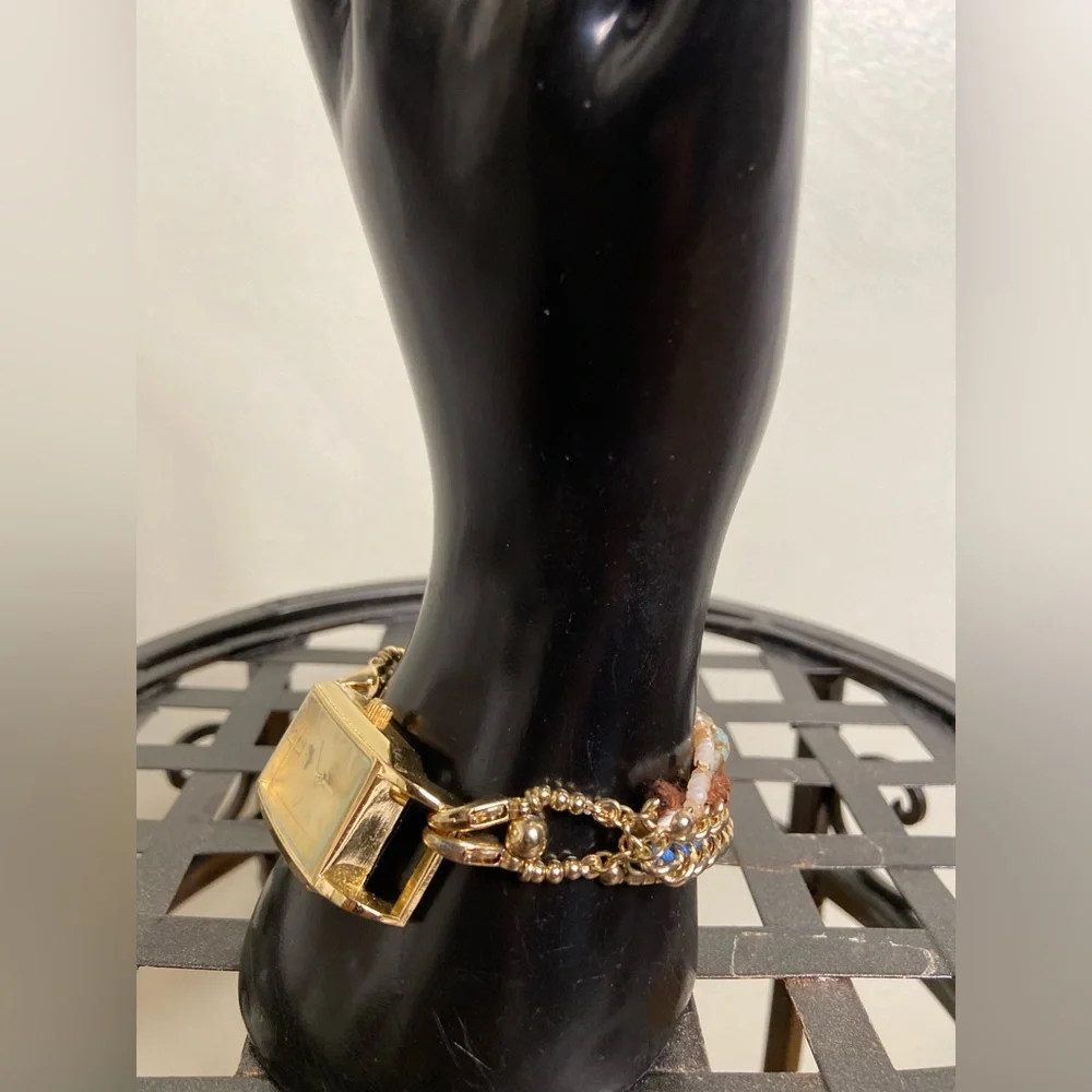 Jewelry Watch Bracelet Gold Costume Jewelry